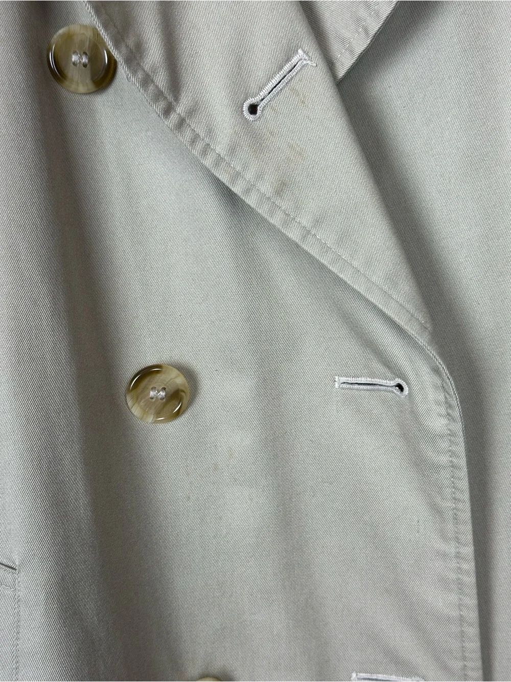 Vintage Burberry Trench Coat & Wool Lining Insert - Picture 9 of 12